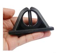 Gettimore Supporto per canna da pesca in silicone senza trapano, organizer da parete con materiale per uso alimentare, salvaspazio, verticale, colore giallo (nero)