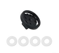 Gettimore Supporto per computer da bici per Brompton-Garmin per contachilometri da bicicletta Staffa di montaggio con connettore per supporto per contachilometri per 4 rondelle per accessori per