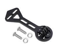 Gettimore Supporto per computer da manubrio per bici da strada per F12 F MOST e Garmin, supporto contachilometri in lega di alluminio con supporto per fotocamera, nero