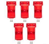 Gettimore Supporto per utensili per batterie da trapano da 18 V, adatto per modelli di batterie 48111820 48111850 48111860 e 20 V, ideale per organizzare utensili elettrici in spazi di officina (5 CPS