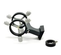 Gettimore Telescopio astronomico Star Finder Mount Guida a 3 punti Anello Puntatore Staffa Puntatore 1/4 Foro Filettato Fotocamera Standard
