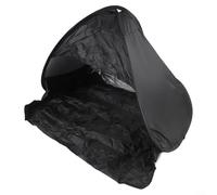 Gettimore Tenda compatta per poggiatesta per esterni, in vinile, blocco della luce, con foro per cavo dati, antivento, portatile, baldacchino per pisolino in spiaggia, carminio (1)
