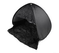 Gettimore Tenda compatta per poggiatesta per esterni, in vinile, blocco della luce, con foro per cavo dati, antivento, portatile, baldacchino per pisolino in spiaggia, carminio (3)