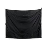 Gettimore Tenda nera per la privacy della porta posteriore per auto, camper, camion, 180 cm x 230 cm, impermeabile, in tessuto Oxford con coulisse regolabile