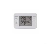 Gettimore Termometro wireless per frigorifero, display LCD, misurazione della temperatura del frigorifero, con 2 rilevatori, regolatore di temperatura per casa, bar, cucina