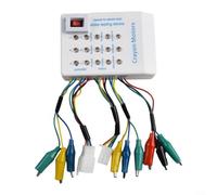 Gettimore Tester per controller motore brushless E-per bici, rileva 60/120 gradi per angolo di fase e sensore Hall, 36 opzioni di cablaggio, custodia in ABS