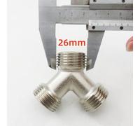 Gettimore Tubo flessibile a T con connettore a Y in rame da 3/4" ad alta pressione per lavastoviglie e spruzzatore