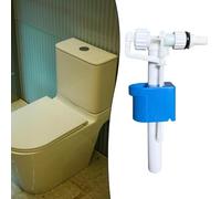 Gettimore Valvola di ingresso per serbatoio dell'acqua con attacco filettato laterale G3/8, 3/8", per WC in plastica e ceramica