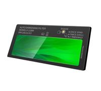 Gettimore Vetro di saldatura con oscuramento automatico con risposta rapida di 0,1 ms per la protezione degli occhi Lente LCD regolabile a livello T per applicazioni di saldatura ad energia solare