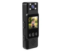 Gettimore Videoregistratore portatile di Digital della macchina fotografica indossata corpo 4K con visione notturna grandangolare 115° per l'applicazione della legge