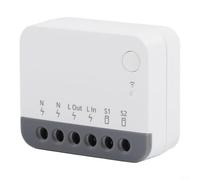 Gettimore ZBMINIR2 per mini per zigbee Interruttore Intelligente Hub 10A 120V Parete Piercing Ripetitore per Esterno Rocker Porta Interruttori Funziona con per alexa per ewelink