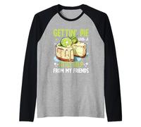 Gettin' Pie with a Little Help from My Friends Key Lime Pie Maglia con Maniche Raglan