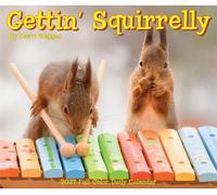 Willow Creek Press, Gettin Squirrelly - Calendario 2027, 13,7 x 15,7 cm