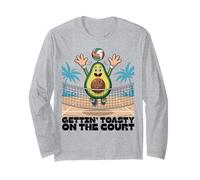 Gettin Toasty On The Court Avocado Pallavolo Maglia a Manica