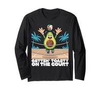 Gettin Toasty On The Court Avocado Pallavolo Maglia a Manica