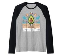 Gettin Toasty On The Court Avocado Pallavolo Maglia con Maniche Raglan