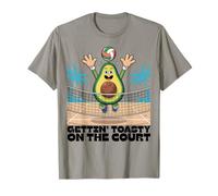 Gettin Toasty On The Court Avocado Pallavolo Maglietta