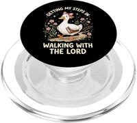 Getting My Steps In Walking With The Lord PopSockets PopGrip per MagSafe