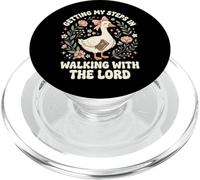 Getting My Steps In Walking With The Lord PopSockets PopGrip per MagSafe