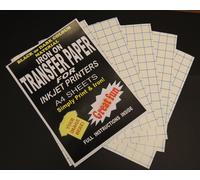 Getto Inchiostro Ferro Su Maglietta Tessuto Trasferimento Carta A4 50pk (Tessuti