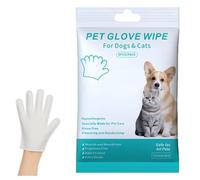 Gettoreach Rinse-Free Dog Shampoo Mitts - Hypoallergenic Pet Bath Wipes, Pet Cleaning Deodorizing Glove Wipes for Dogs & Cats, No Rinse Pet Care Wipes Easy Wipe Paws and Body Cleaning Mitt (1 pair)