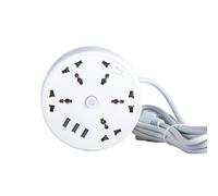 Gettoreach Universal Power Strip, Civiliank Universal Power Strip, Strip with 3/5 Outlets 3 USB Ports, 6/9 FT Extension for Home Travel Business Office (5Holes,6ft)