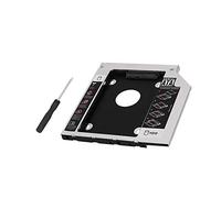 Getue 2nd HDD SSD Hard Drive Caddy Tray Replacement for MacBook PRO 13/15/17 inch A1278 A1286 A1297 2008 2009 2010 2011 2012 Internal Laptop CD/Dvd-Rom Optical SuperDrive Adapter to 2.5 inch 9.5MM