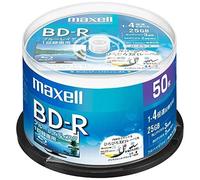 Getue maxell 録画用 BD-R 標準130分 4倍速 ワイドプリンタブルホワイト 50枚スピンドルケース BRV25WPE.50SP