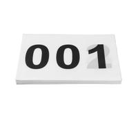 getuse 100 bavaglini da corsa 001-100, pettorine sportive per ciclismo, triathlon, atleta, numeri portatili da 15 x 20 cm
