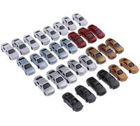 getuse 30pcs assortiti miniatura auto per Diorama Crafts, 1:200 scala multicolore progettazione architettonica modello set