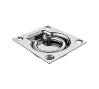 getuse Anello di fissaggio da incasso ad anello a filo per fune da pavimento resistente, ancoraggio per armadietti per yacht