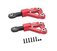 getuse Bracci anteriori superiori con vite 1/10 RC Drift Cars Accessori per 10533 - Bracci di sospensione regolabili per aggiornamenti da corsa - Rosso
