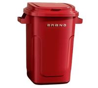 getuse Doppio Strato Cestino Rifiuti 28L,Rosso