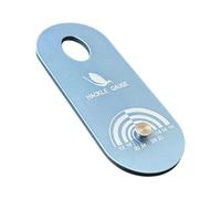 getuse Fly Tying Hackle Gauge Strumento di pesca in alluminio con scala gamma 7,5 x 3,2 cm per kit di legatura mosca