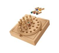 getuse Gioco Solitario Gioco Singolo Scacchi Giocattolo Rompicapo Puzzle Strategia Memoria Scacchi Peg Solitario Puzzle Giocattolo per Adulti Bambini Famiglia