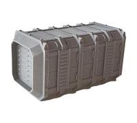 getuse Miniatura Battlefield Modello Cargo Box Paesaggio Fai da te Regali Realistici Wargame 13 x 6,5 x 6,5 cm