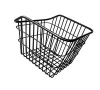 getuse Portapacchi posteriore per bicicletta, robusta struttura in acciaio senza coperchio, universale, adatto per mountain bike, bici da strada, pieghevoli, 38 x 31 x 26 cm