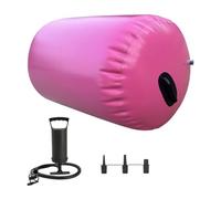 getuse Rullo gonfiabile da ginnastica, per allenare la coordinazione del corpo, con pompa ad aria, 0,6 x 0,8 m