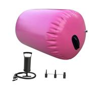 getuse Rullo gonfiabile da ginnastica, per allenare la coordinazione del corpo, con pompa ad aria, 0,9 x 1 m