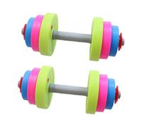 getuse Set di 2 manubri per bambini, multiuso, per fitness, allenamento, per ragazzi e ragazze, dai 3 ai 2 anni