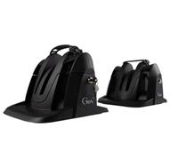 GEV Portasci Magnetico Shark - Piastre 24x30 cm per 2 Paia di Sci o 2 Snowboard, Antifurto con Chiave, Omologato TÜV SÜD, City Crash Test, Made in Italy