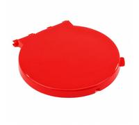 GEVENIT Coperchio Tondo Rosso per Carrello Portasacco a X in Plastica