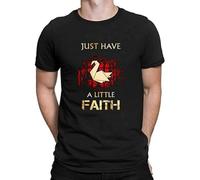 GeVo Fashion Prison Break Miller Just Have a Little Faith Tee Round Neck Unisex Tops Men's 100% Cotton Short-Sleeve T-Shirts XXXL