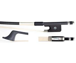 Gewa 404829080 Archetto per Contrabbasso Carbon Advanced 4/4, Modello Francese, Crini Naturali