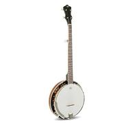 Gewa 505020 Banjo Select 5 Corde, Pelle Originale Remo, con Custodia