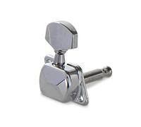 Gewa 545505 Meccanica Chitarra Acustica 6 Corde Set, Meccaniche Singole Chiuse, Cromate
