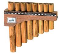 GEWA 700270 Flauti di Pan Premium Sol maggiore Estensione: La''-Mi''' 12 tubi