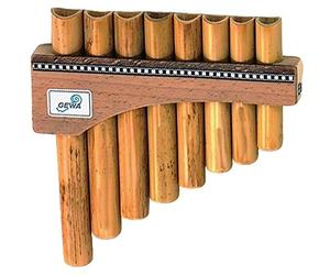 GEWA 700270 Flauti di Pan Premium Sol maggiore Estensione: La''-Mi''' 12 tubi