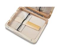 GEWA 751003 Astucci per ance Clarinetto 6 Ance, Laccato, Naturale - NUOVO