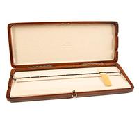 Gewa 751008 Astucci per Ance Clarinetto 12 Chiavi Laccato, Rosso Scuro